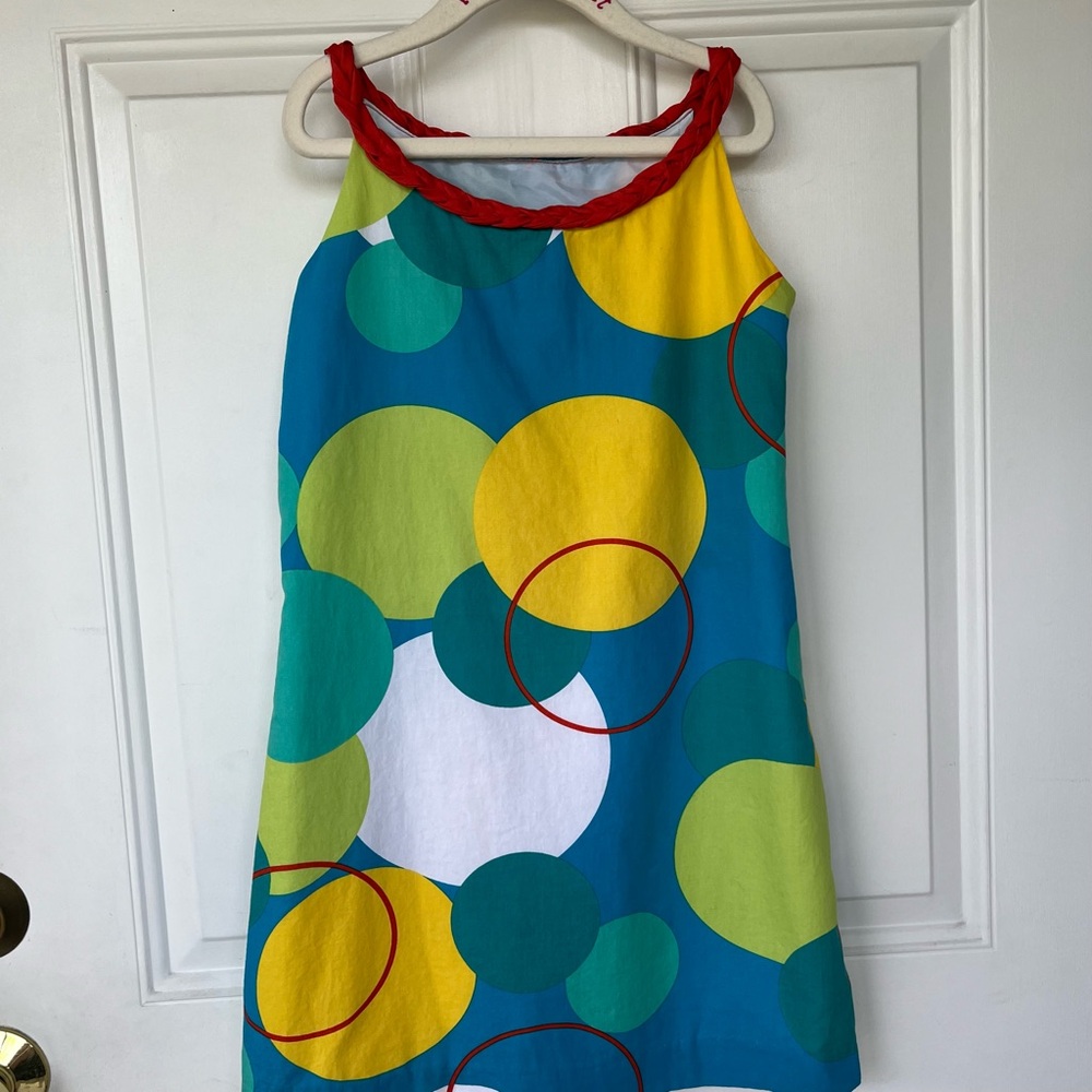 •Maggie Breen Too• Girls Polka Dot Shift Dress - Size 7
